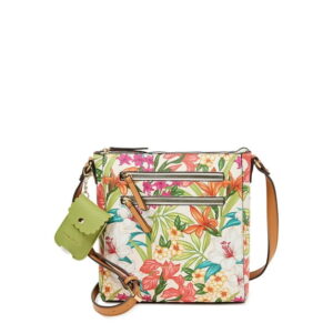 Floral Print Crossbody Shoulder Bag – Multicolor